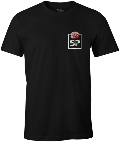 Unisex Rose Print Tee - Street Parking